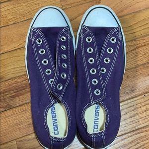 Purple Converse Tennis Shoes